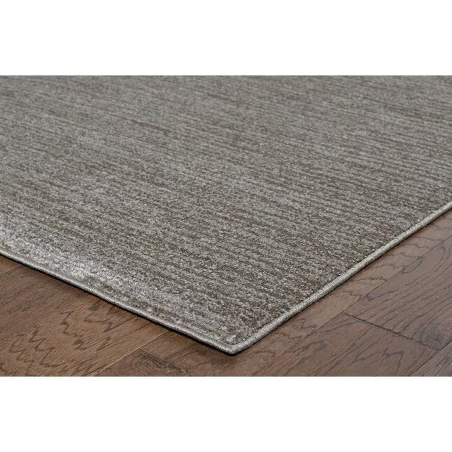 Archer Lane Hamrick Gray Indoor Solid Area Rug