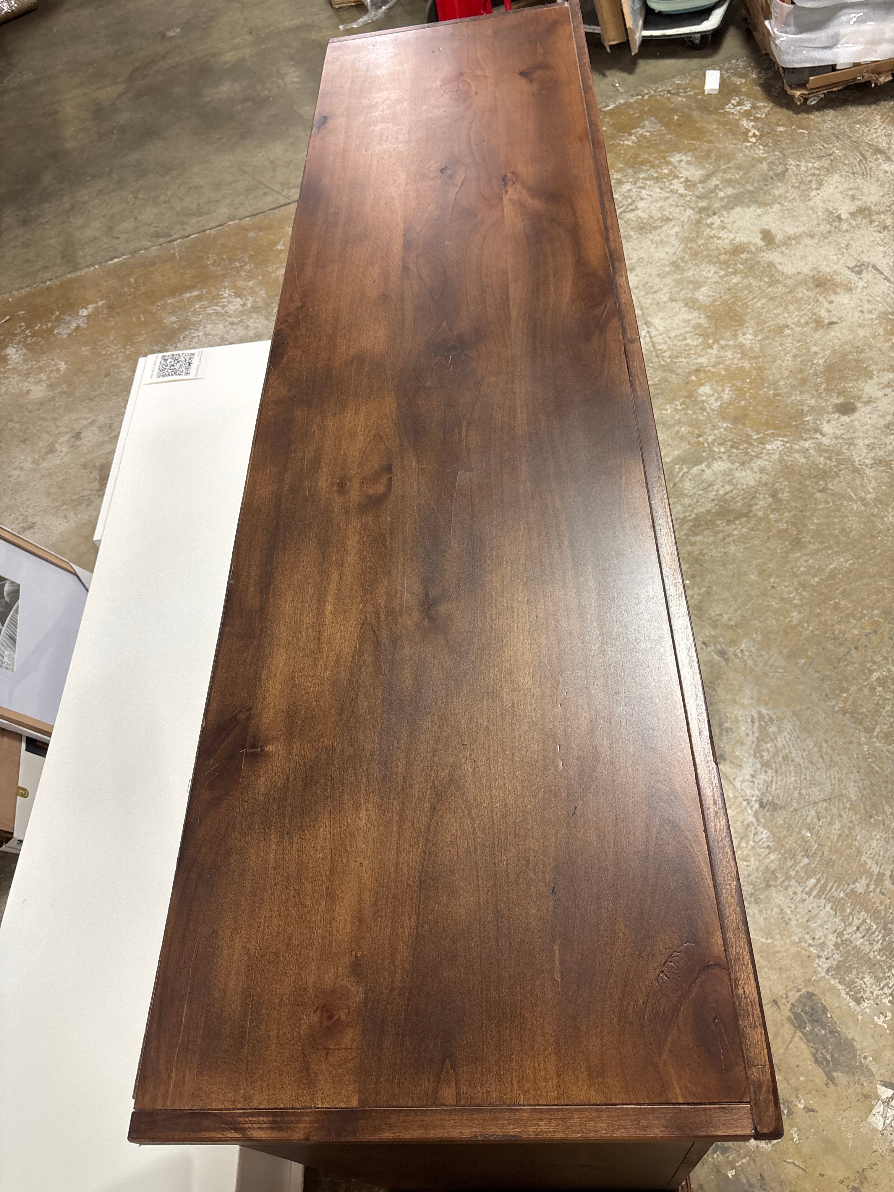 66" Electric Fireplace TV Stand - Aged Whiskey SHOWROOM ITEM
