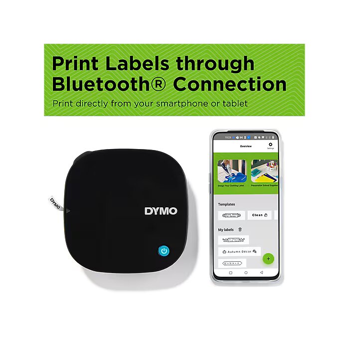 Portable Thermal Bluetooth Label Maker, Black