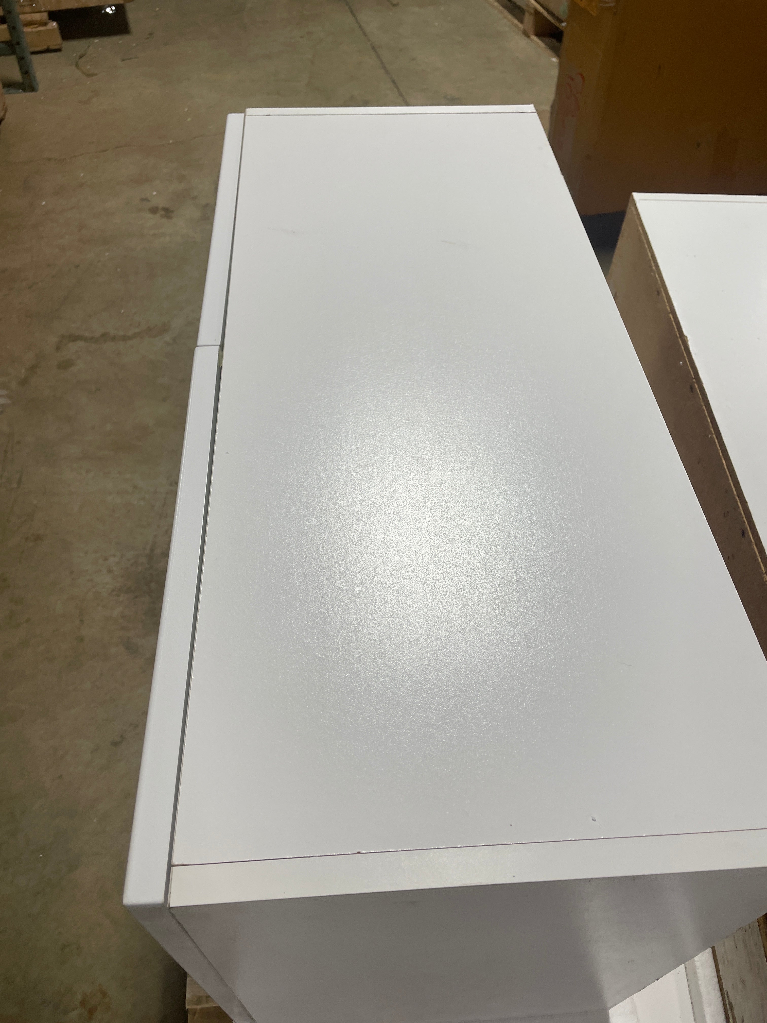 Designer Series Melvern Assembled Wall Bridge Kitchen Cabinet in White