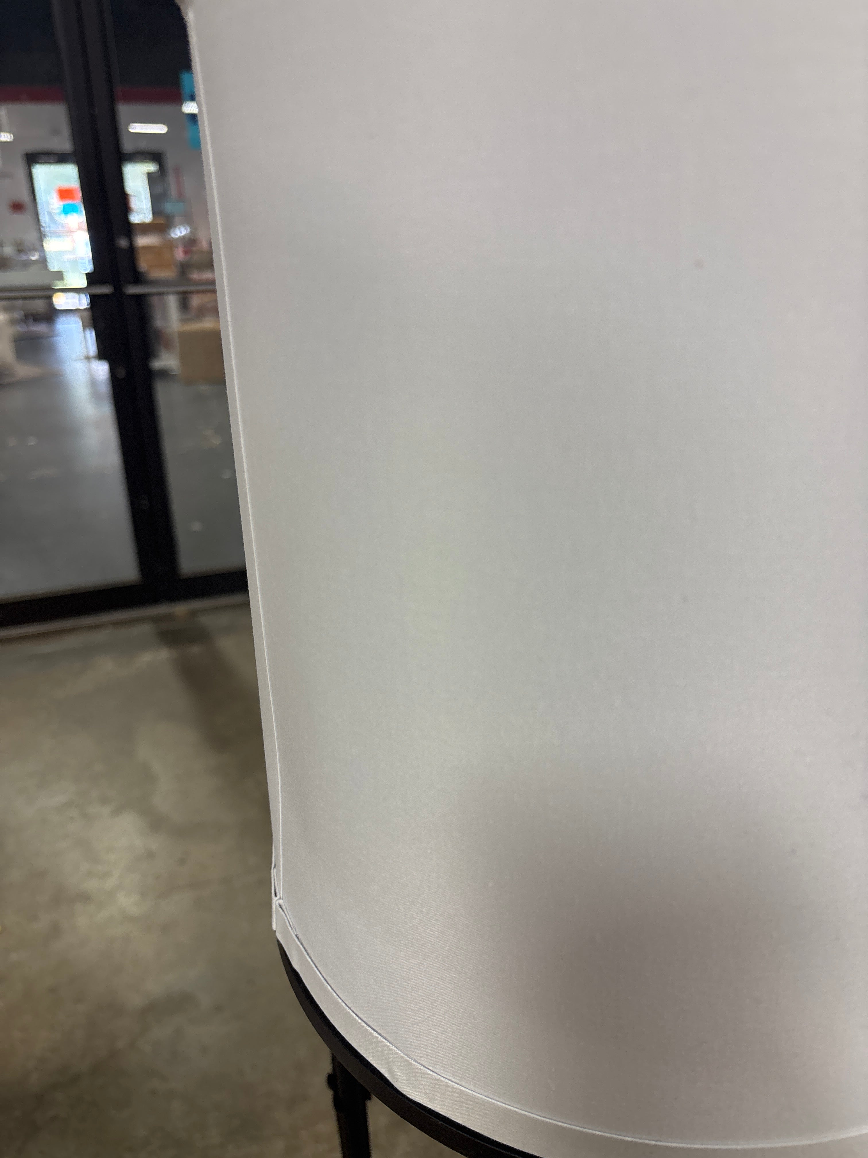 56" x 11" Shelf Floor Lamp - Black SHOWROOM ITEM