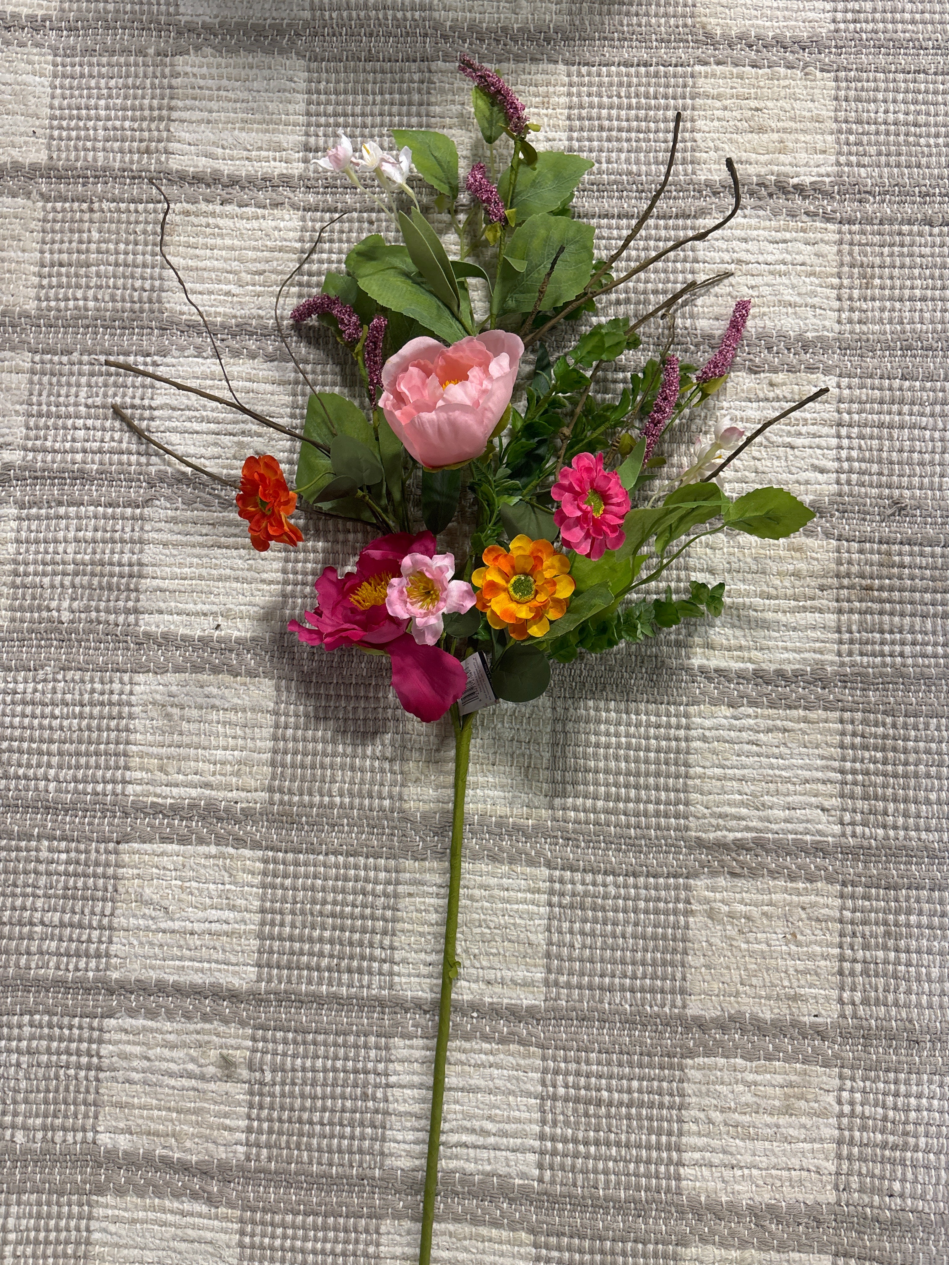 28" Sullivans Vibrant Floral Spray - Multicolor SHOWROOM ITEM