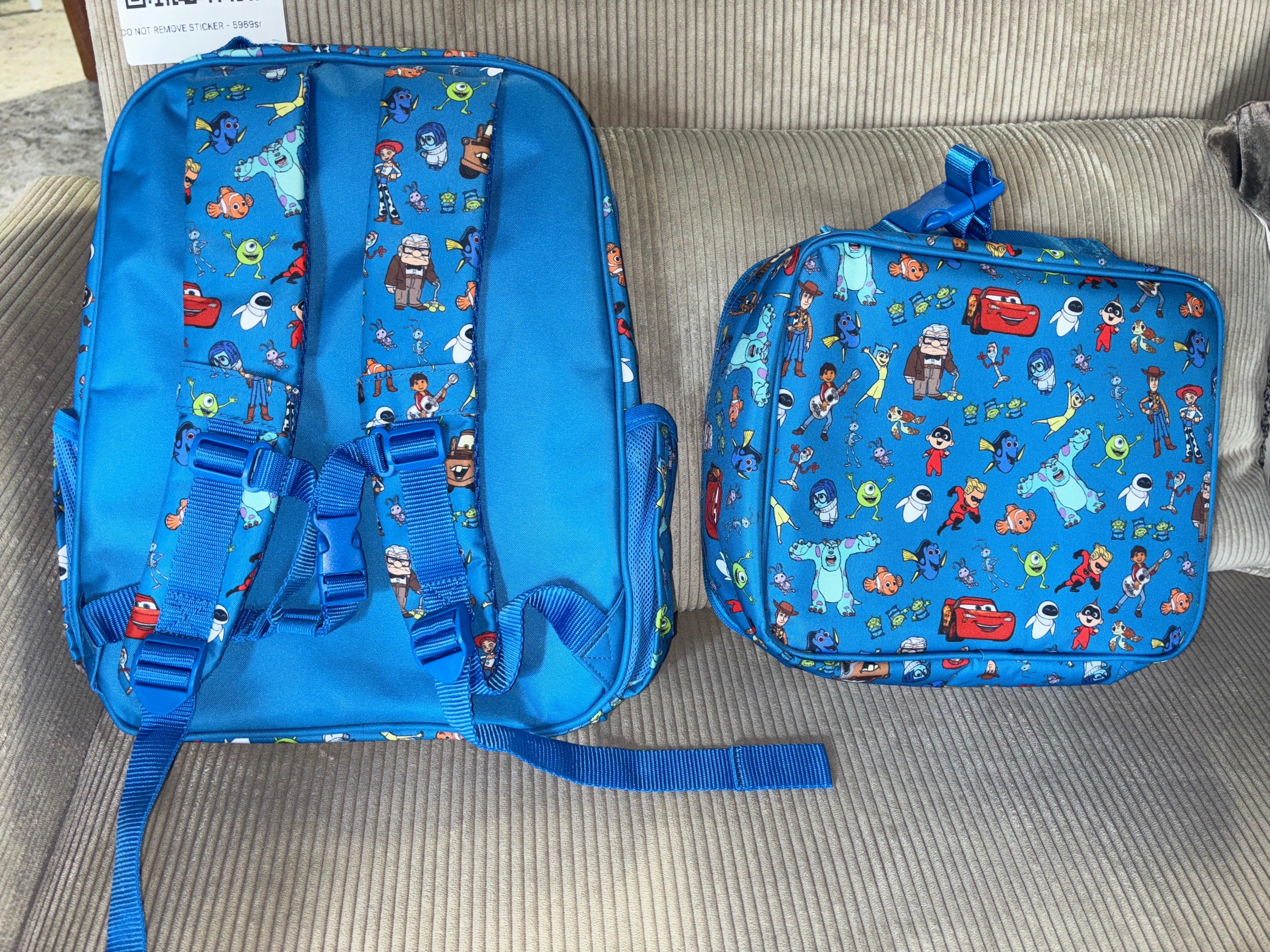 (Pixar) Simple Modern Kids' 12L Fletcher Backpack - Blue SHOWROOM ITEM