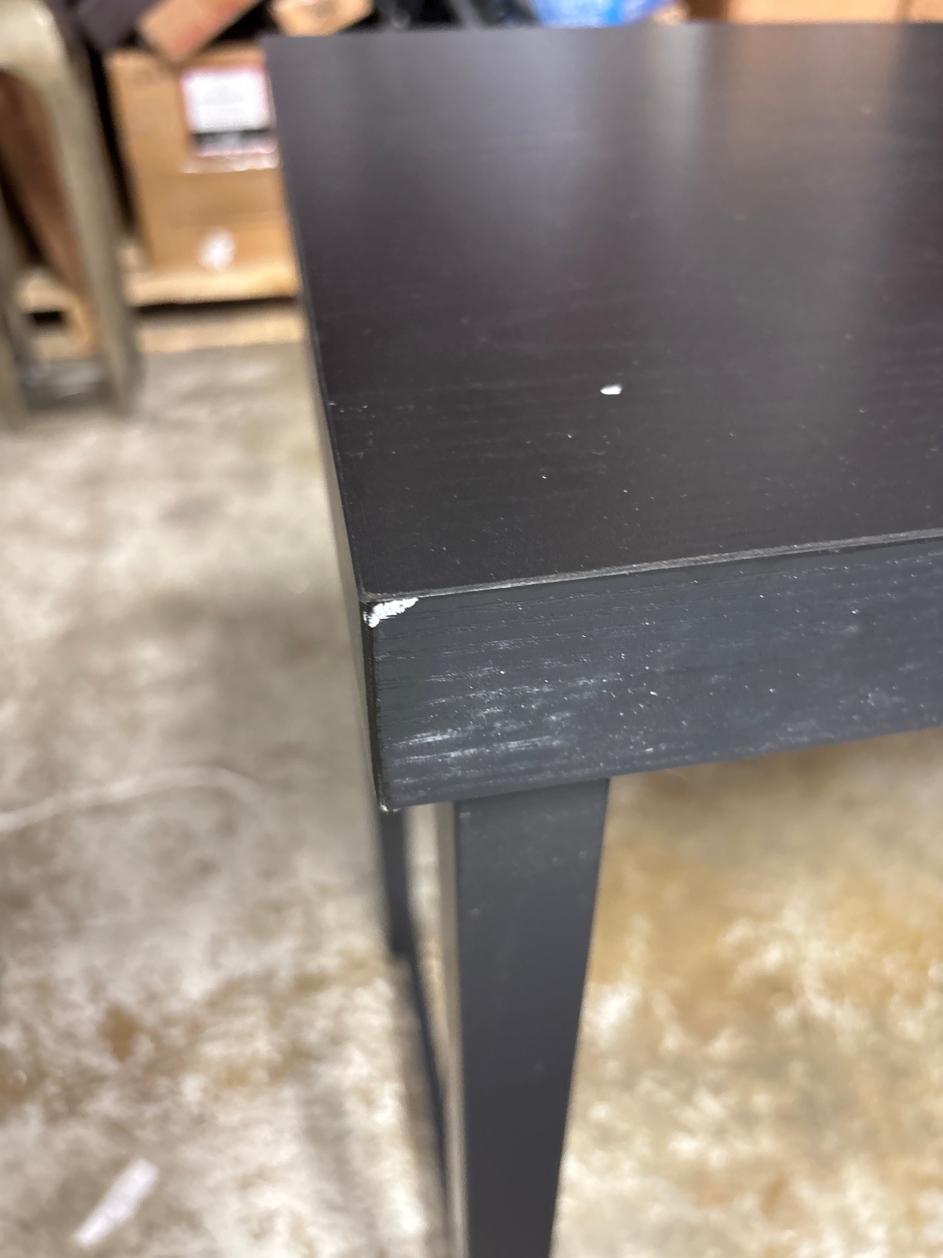 Adjustable Dorm Storage Desk - Black SHOWROOM ITEM