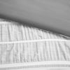 Lumi 3-Piece Striped Comforter Set, Grey - Twin/Twin XL