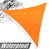 Orange Triangle Waterproof Sun Shade Sail Canopy Awning Shelter