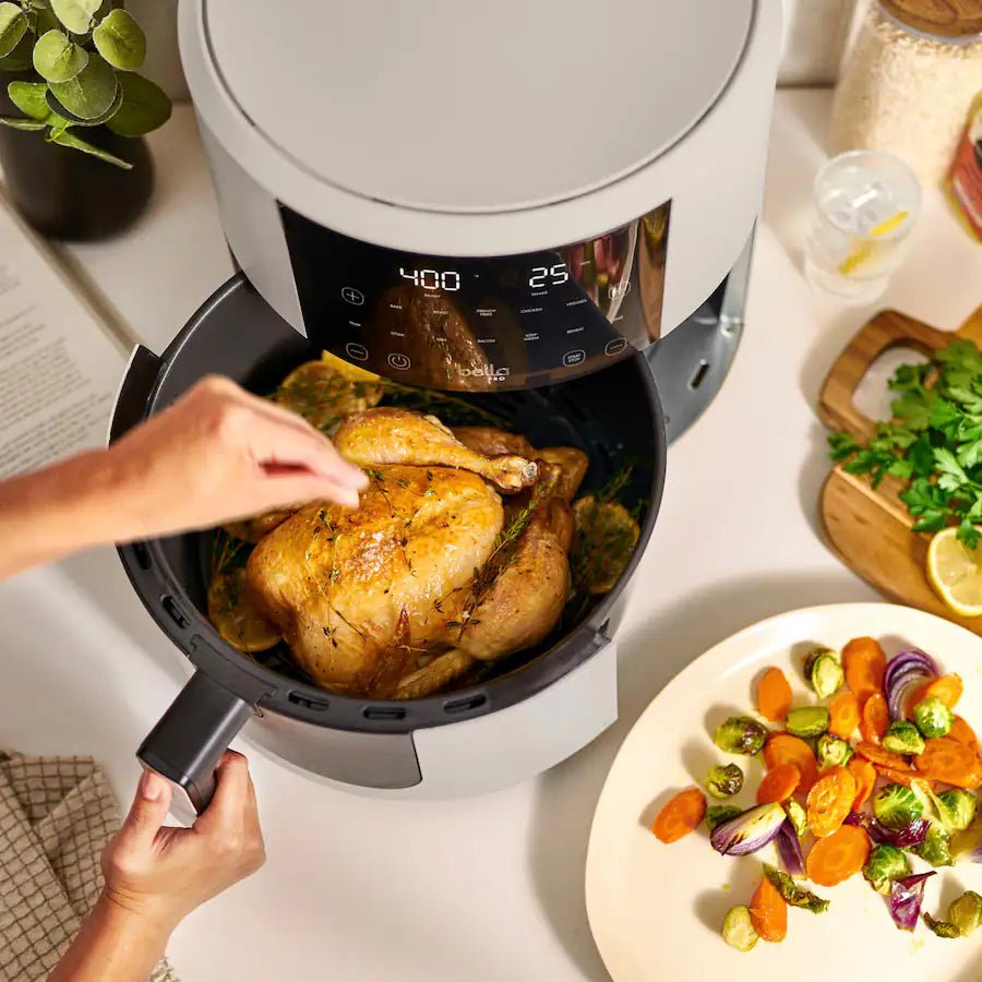 SmartCrisp Touchscreen Air Fryer - Oatmilk