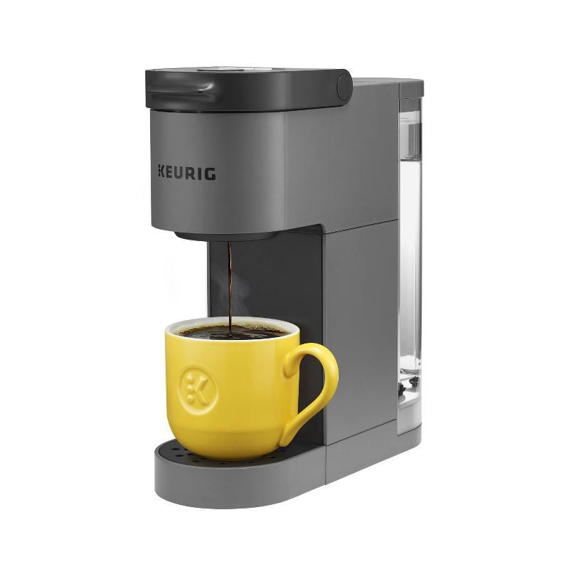 K-Mini Go Single-Serve K-Cup Pod Coffee Maker Gray: Compact Electric Brewer, Uses K-Cups & Pods