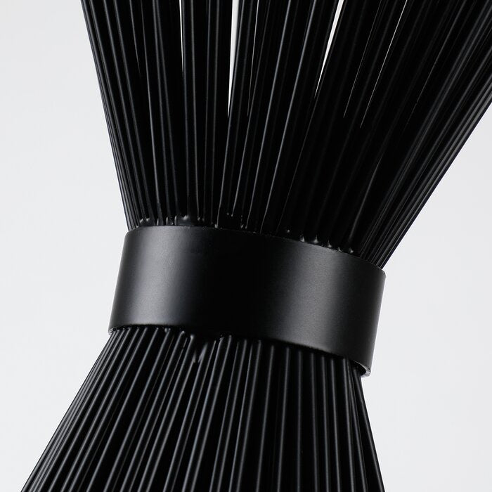Black 1- Light Sputnik Spike Pendant Lamp Unique / Statement