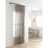 French Pipe Curtain Rod Bronze - Adjustable Metal, Industrial Style, Room Darkening