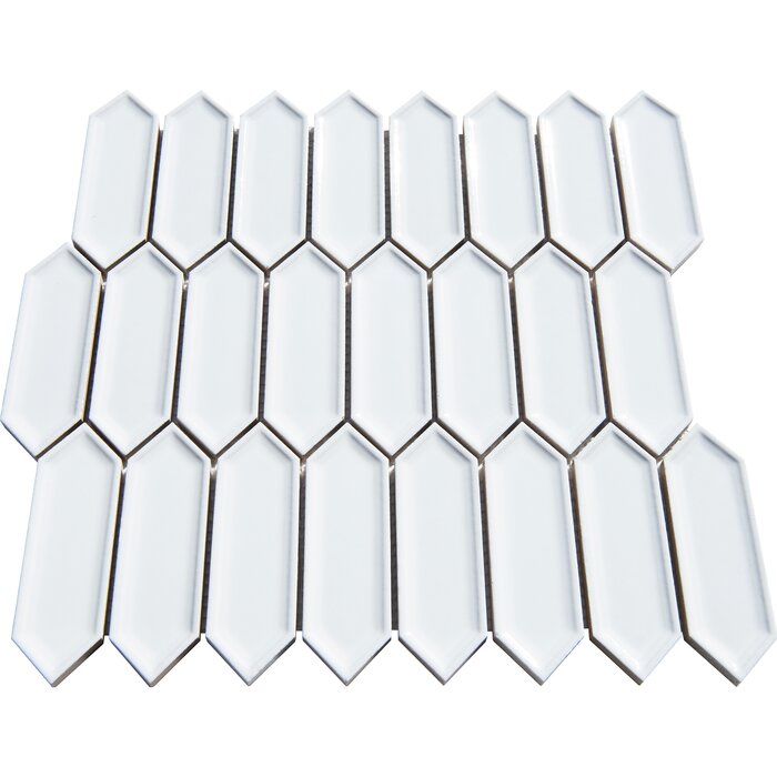 White Porcelain Mosaic Wall & Floor Tile