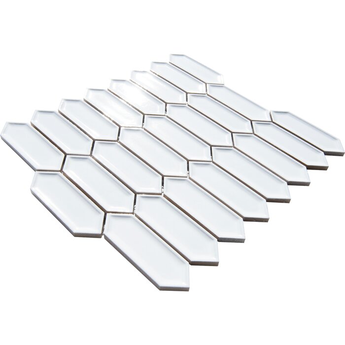 White Porcelain Mosaic Wall & Floor Tile