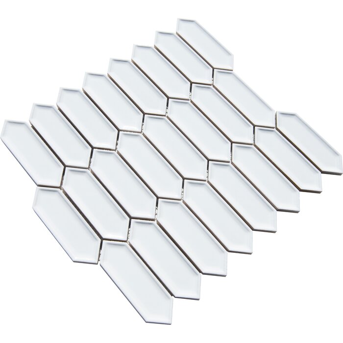 White Porcelain Mosaic Wall & Floor Tile