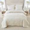 Full/Queen Quilt + 2 Standard Shams Dune 100% Cotton Percale Quilt Set