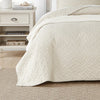 Full/Queen Quilt + 2 Standard Shams Dune 100% Cotton Percale Quilt Set