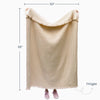 Cotton Waffle Weave Throw Blanket