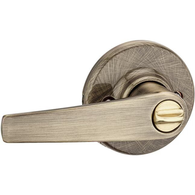 Maximum Series Delta Privacy Door Leverset Antique Brass