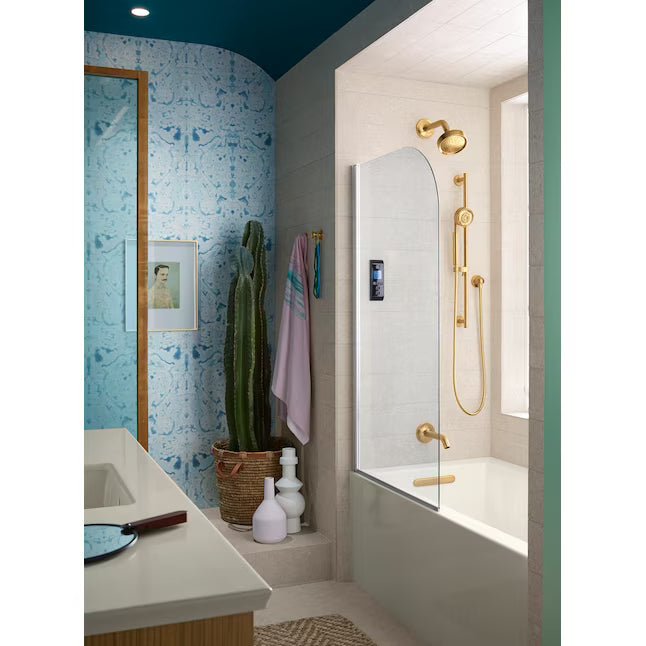 Underscore White Acrylic Rectangle Alcove Soaking Bathtub ( Right Drain )