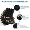 3D Acoustic/Sound proof Wood Slat Wall Panel - Set of 4