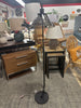 Smoked Glass Floor Lamp - Black SHOWROOM ITEM