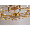 10 - Light Dimmable Drum Chandelier
