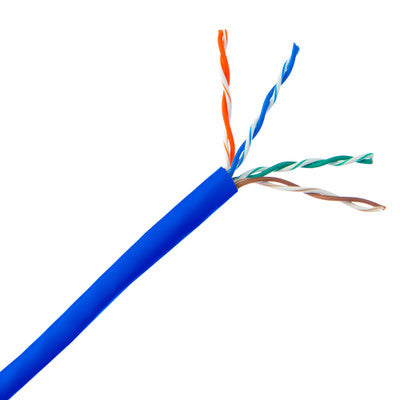 Cat5e Blue Stranded Copper Ethernet Cable, Pullbox