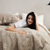 Coma Inducer Oversized Comforter - Chunky Bunny - Stone Taupe - King