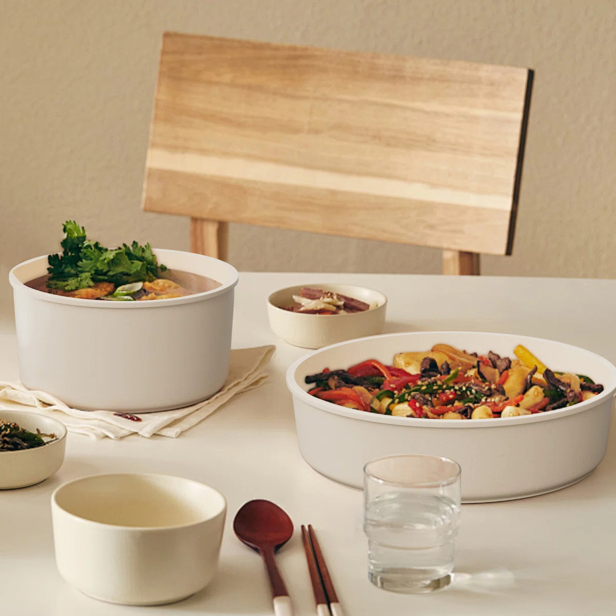 11 - Piece Detachable Handle Cookware Set