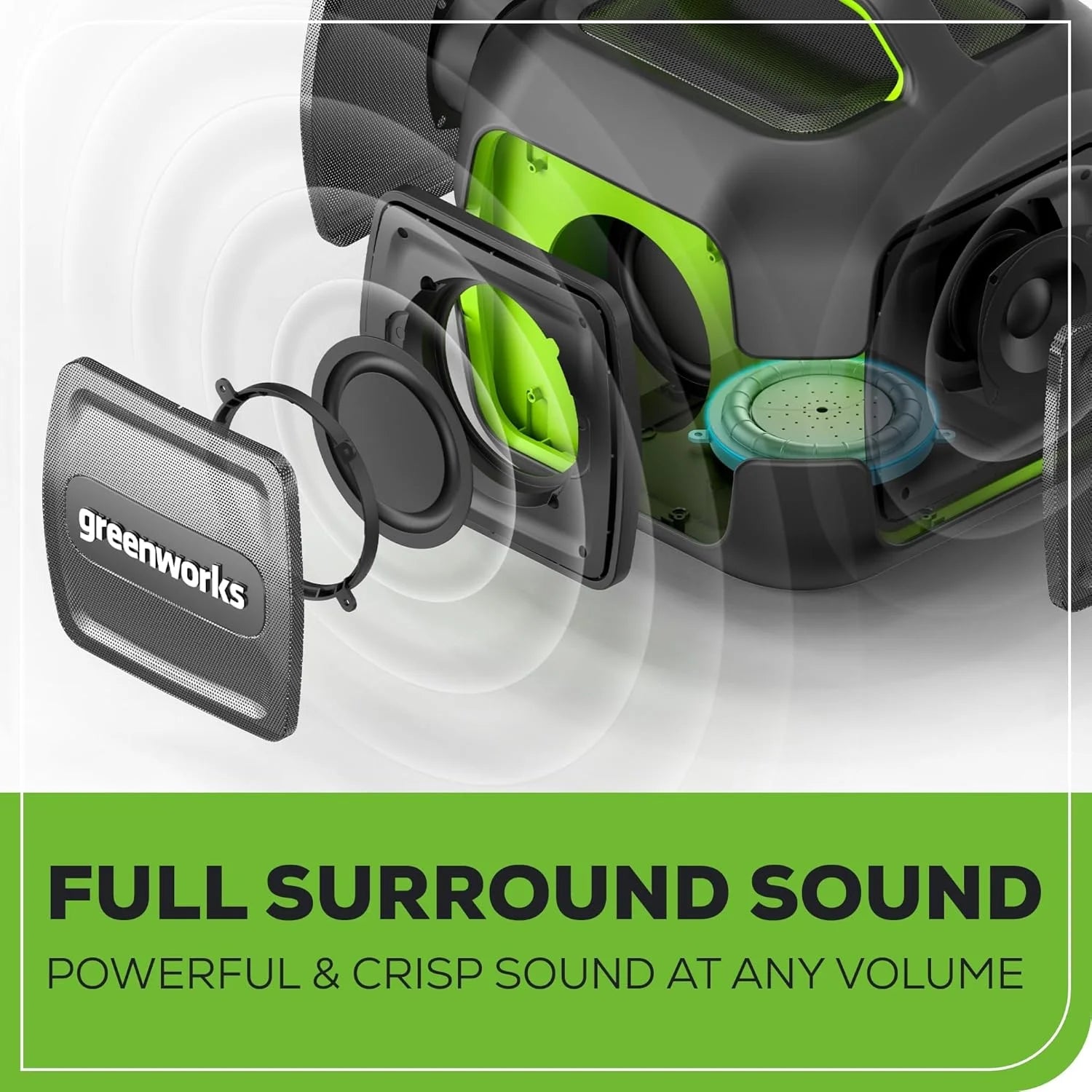 Bluetooth Speaker Kit, AC/DC Wireless Worksite Speaker
