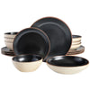 Elite Contempo Classic Double Bowl Terracotta Dinnerware Set