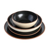 Elite Contempo Classic Double Bowl Terracotta Dinnerware Set