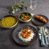 Elite Contempo Classic Double Bowl Terracotta Dinnerware Set