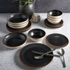 Elite Contempo Classic Double Bowl Terracotta Dinnerware Set