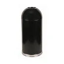 Indoor Decorative Trash Can - Metal, Black