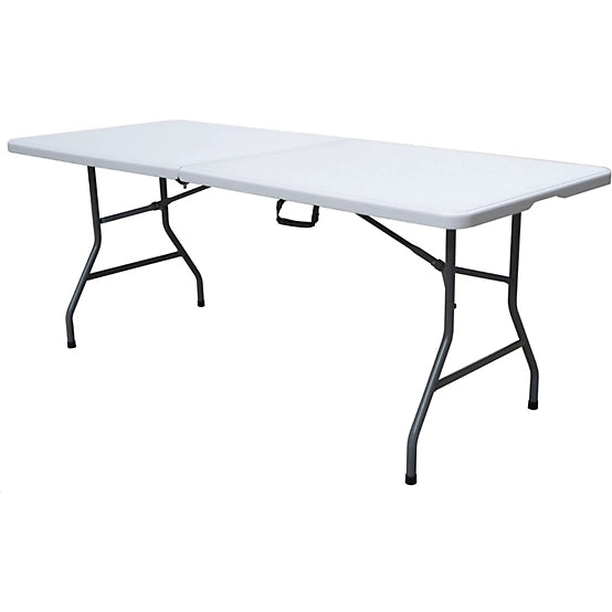 Bi-Fold Blow-Molded Plastic Table