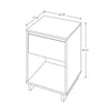 Modern Nightstand White