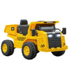 Ride on Dump Truck with Parental Remote - Yellow