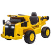 Ride on Dump Truck with Parental Remote - Yellow