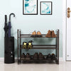 12 Pair Stackable Shoe Rack