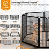12 Panel Metal Exercise Pen With Door (Set of 12)