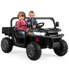 2-Seater Ride On Car Electric Dump Truck Kids UTV Car with Remote Control Electric Dump Bed Rocking Function