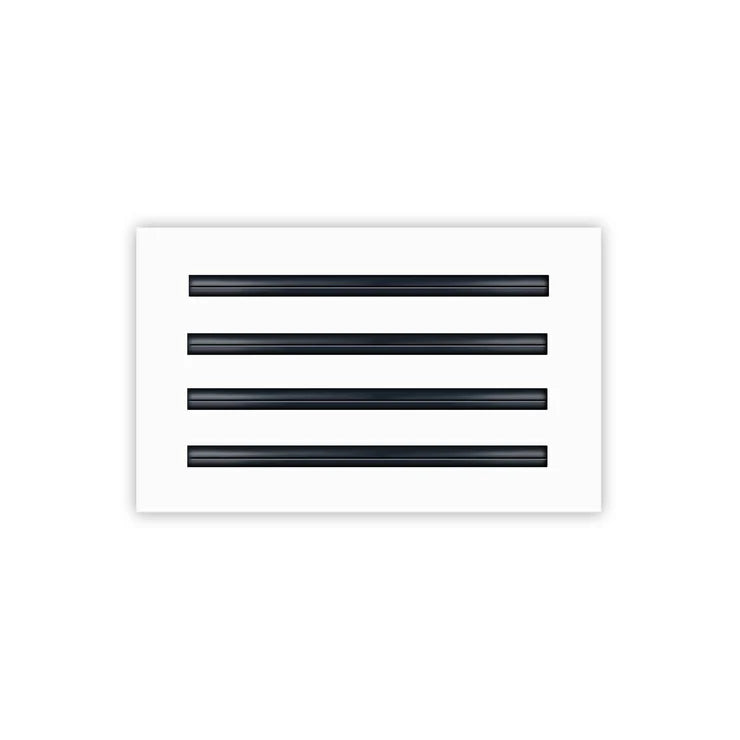 White Modern AC Vent Cover - Decorative Air Vent