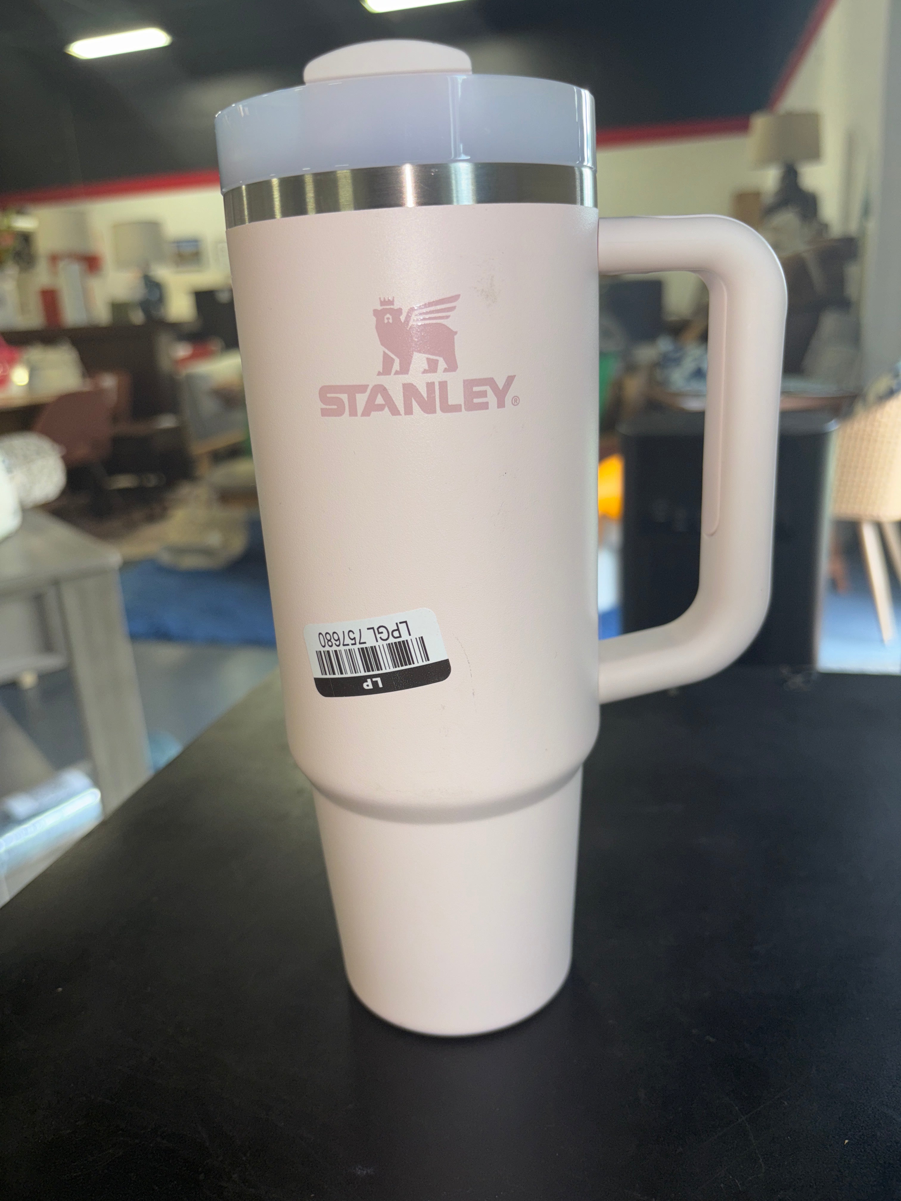 (No Straw) Stanley 30oz Stainless Steel H2.0 Flowstate Quencher Tumbler - Rose Quartz 2.0 SHOWROOM ITEM