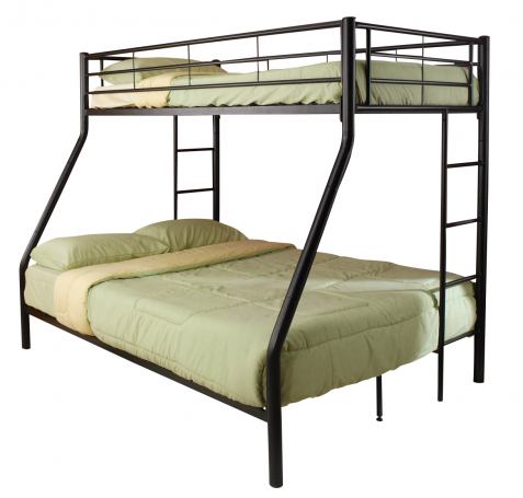 Youth Twin/Full Bunk Bed in Black