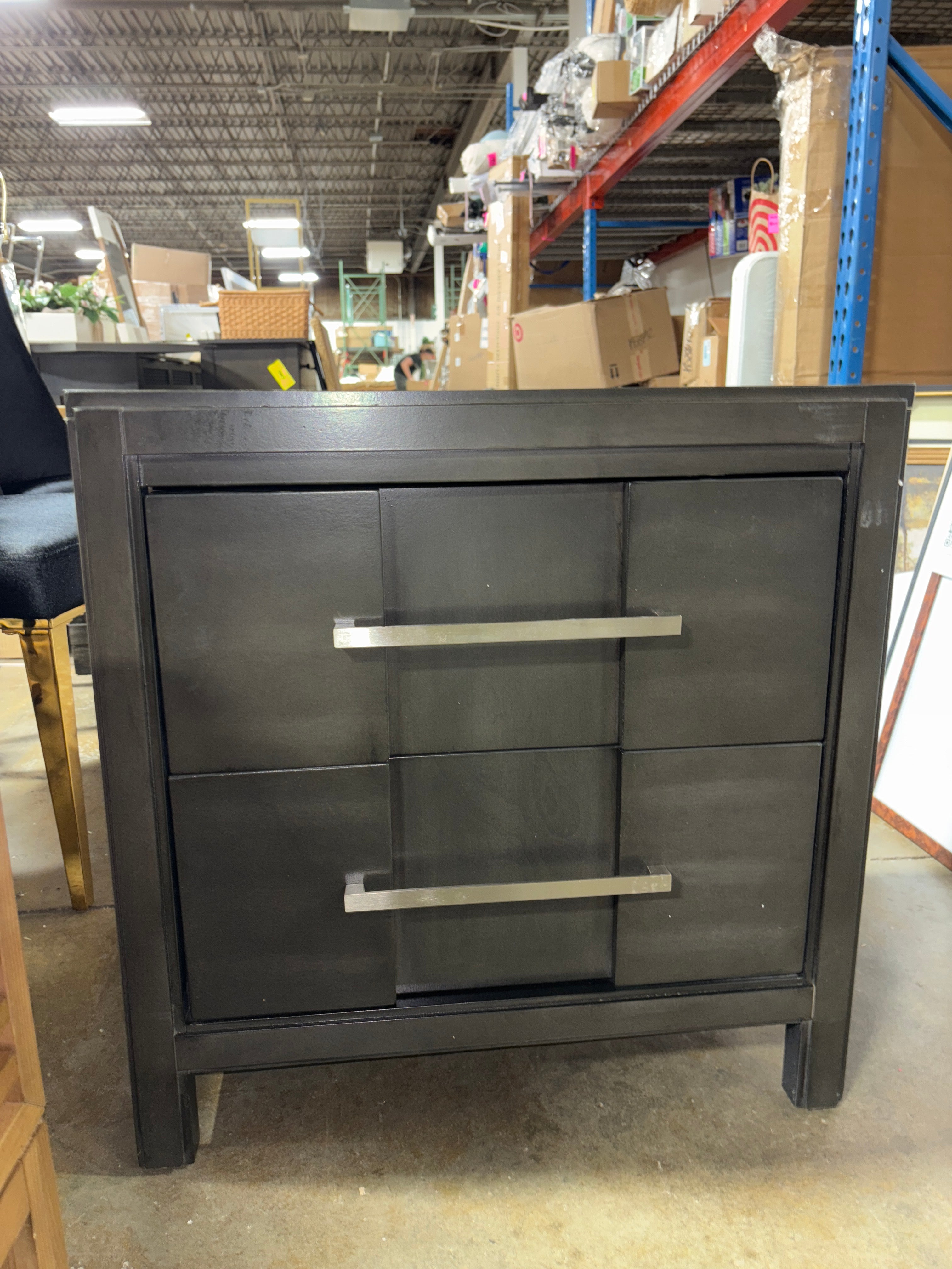 Berenice Gray Nightstand SHOWROOM ITEM