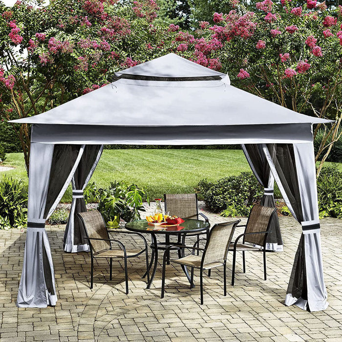 13 Ft W x 13 Ft D Metal Patio Gazebo