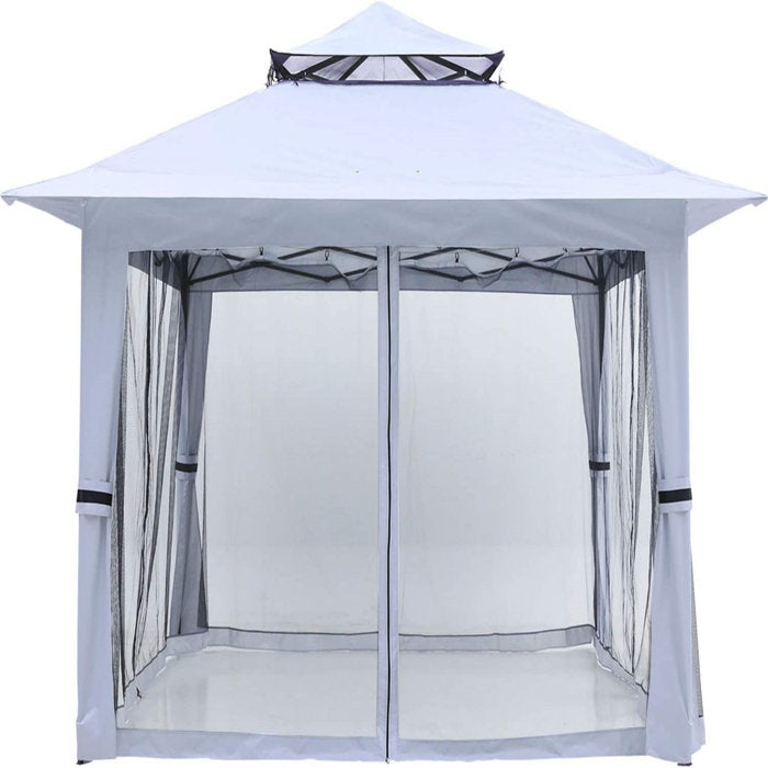 13 Ft W x 13 Ft D Metal Patio Gazebo