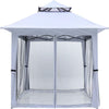 13 Ft W x 13 Ft D Metal Patio Gazebo