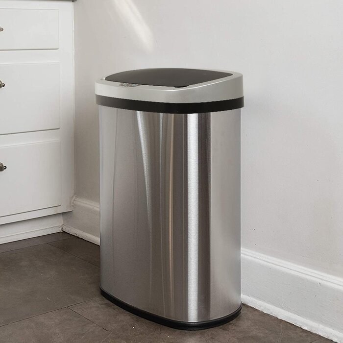 13 Gallons Steel Trash Can
