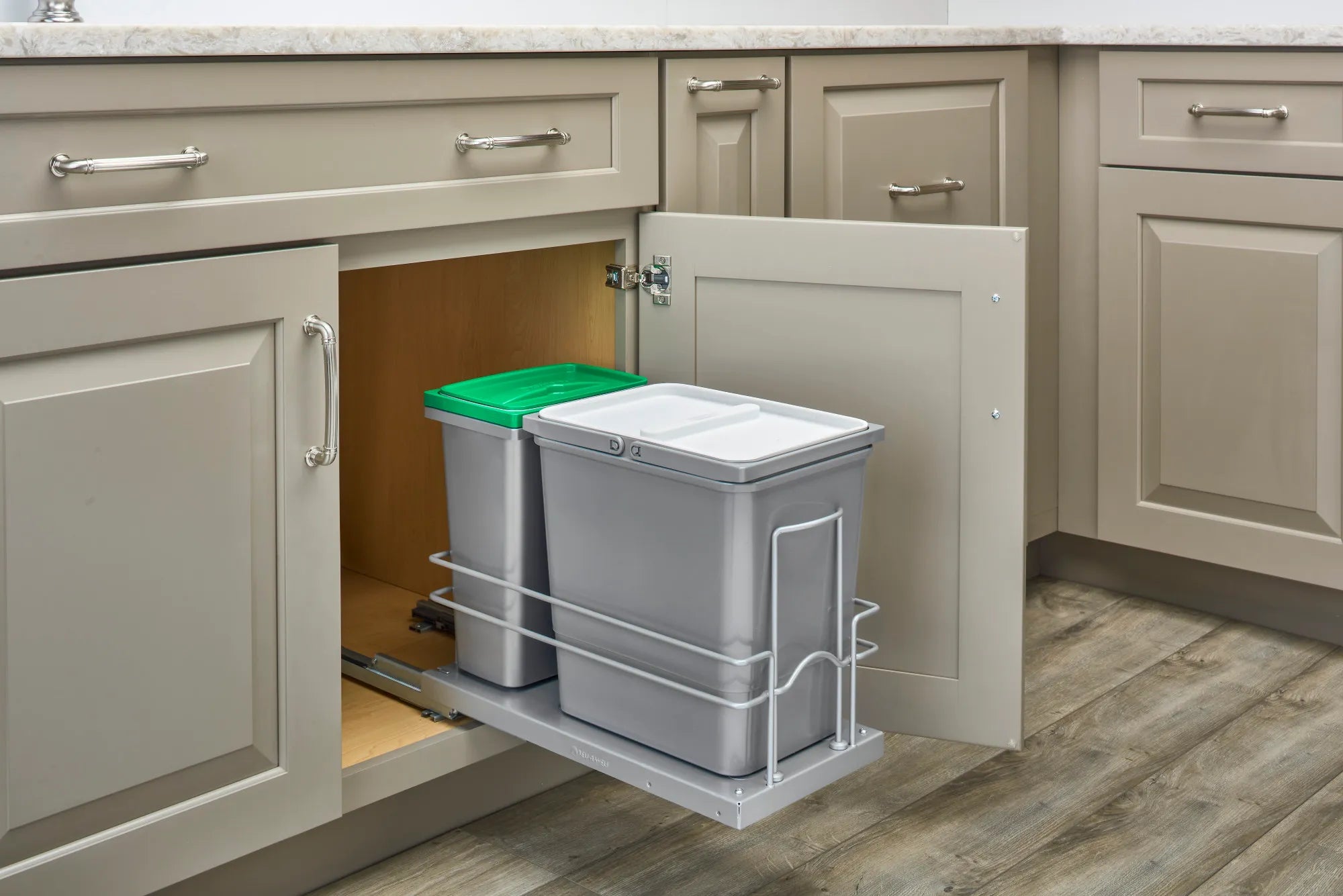 Wire Undersink Pullout Waste Container